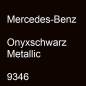 Preview: Mercedes-Benz, Onyxschwarz Metallic, 9346.